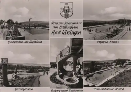 Bad Kissingen - Terrassen-Schwimmbad - 1954