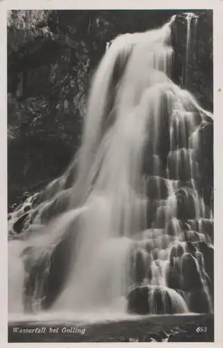 Österreich - Wasserfall bei Golling - ca. 1955