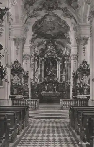 Isny - Klosterkirche St. Georg innen - ca. 1955