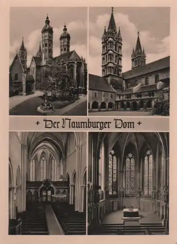 Naumburg - Dom, u.a. Domhof mit Kreuzgang - 1963