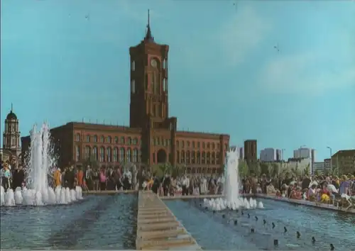 Berlin-Mitte, Rotes Rathaus - 1974