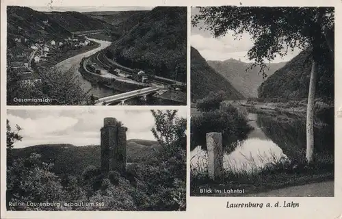 Laurenburg - u.a. Ruine - 1956