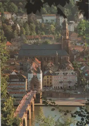 Heidelberg vom Philosophenweg - 1984