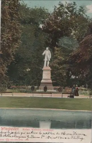 Wiesbaden - Kaiser-Wilhelm-Denkmal - ca. 1925