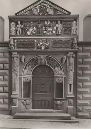Gera - Portal des Rathauses - 1978