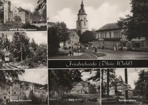 Friedrichroda - u.a. Spießbergplatz - 1971
