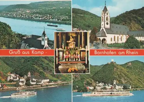 Gruß aus Kamp-Bornhofen am Rhein - ca. 1985