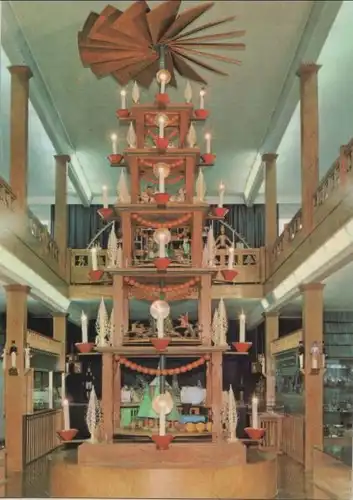 Seiffen - Spielzeugmuseum, hohe Pyramide - 1979