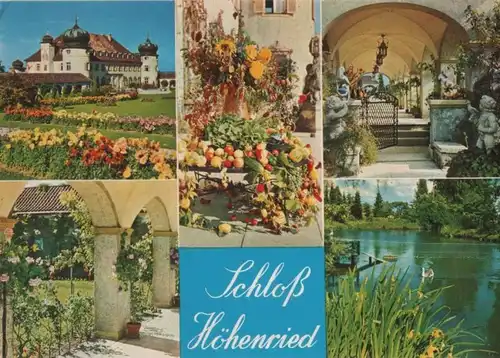 Bernried, Schloss Höhenried - 5 Teilbilder - ca. 1980