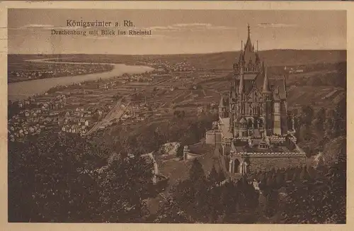Königswinter - Drachenburg und Rheintal - 1930