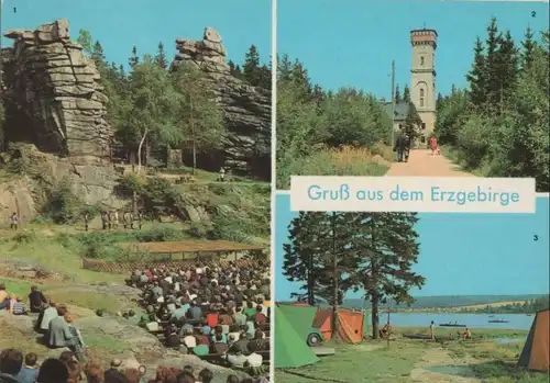 Erzgebirge - u.a. Naturbühne Greifensteine - 1981