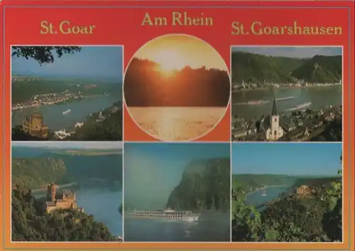 Sankt Goar - mit St. Goarshausen - ca. 1980