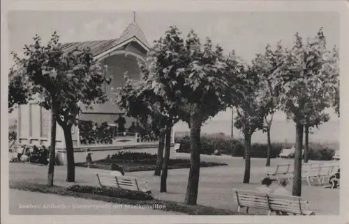 Ahlbeck - Konzertplatz mit Musikpavillon - 1953