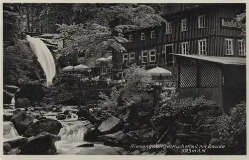 Riesengebirge - Kochelfall mit Baude