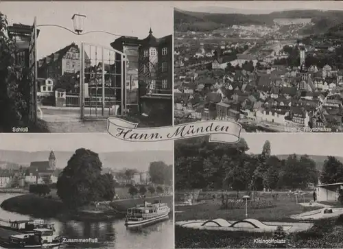 Hann. Münden - u.a. Zusammenfluß - ca. 1960