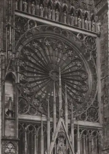 Frankreich - Frankreich - Strasbourg - Facade de la Cathedrale - ca. 1965