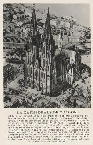 Köln - La Cathedrale de Cologne - ca. 1960