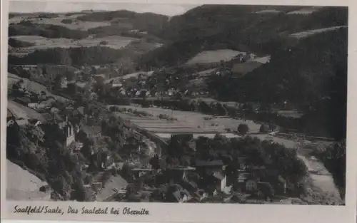 Saalfeld - Saaletal bei Obernitz - ca. 1950