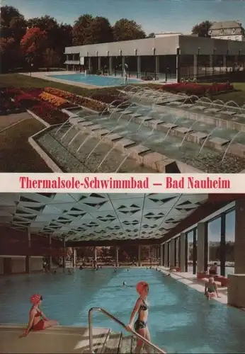 Bad Nauheim - Thermalsole-Schwimmbad - ca. 1975