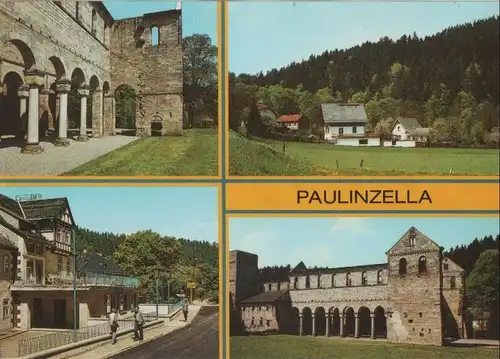 Paulinzella - u.a. Klosterruine - 1990