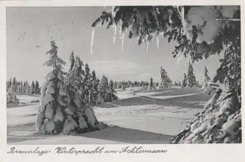 Braunlage - Winterpracht am Achtermann - ca. 1955