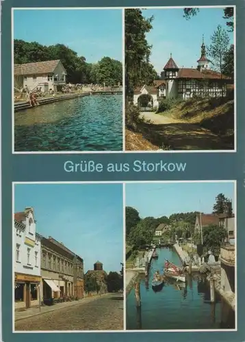 Storkow - u.a. Am Marktplatz - ca. 1985