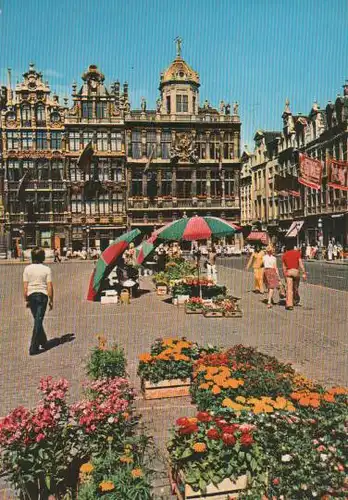 Belgien - Belgien - Brüssel - Marktplatz - ca. 1975