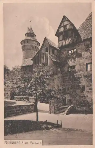 Nürnberg - Burg-Eingang - ca. 1935