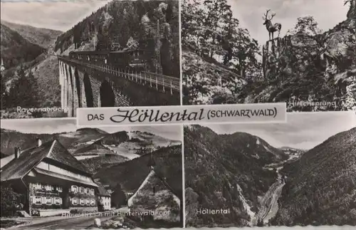 Höllental (Schwarzwald) - u.a. Ravennabrücke - 1962