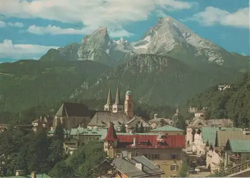Berchtesgaden mit Watzmann - 1971