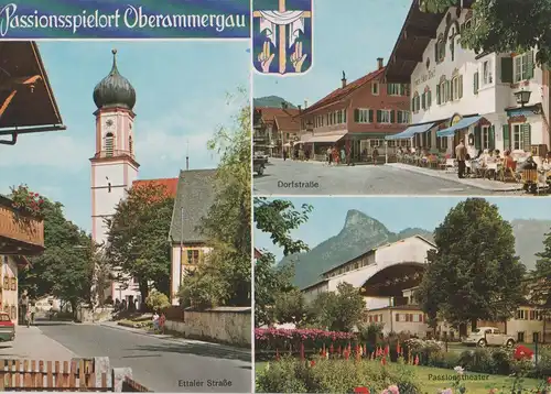 Oberammergau - u.a. Dorfstraße - ca. 1980