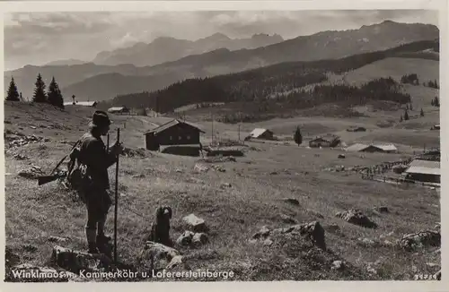 Winklmoos (OT von Reit im Winkl) - mit Loferersteinberge - ca. 1955