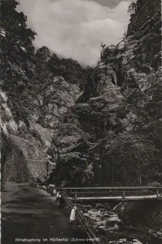 Höllental (Schwarzwald) - Hirschsprung - 1957