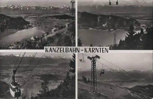 Österreich - Österreich - Kanzelbahn - mit 4 Bildern - 1962