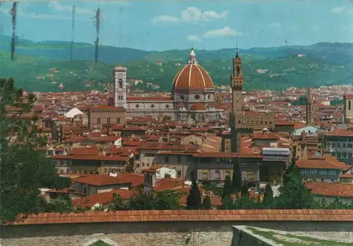 Italien - Italien - Florenz - Firenze - Panorama dal Forte Belvedere - 1981
