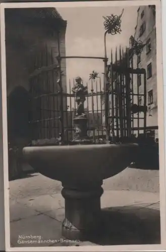 Nürnberg - Gänsemännchen-Brunnen - 1929