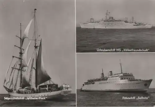 Schiffe der Ostsee - u.a. Wilhelm Pieck - 1980