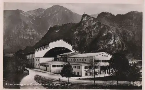 Oberammergau - Passionstheater mit Kofel - ca. 1960