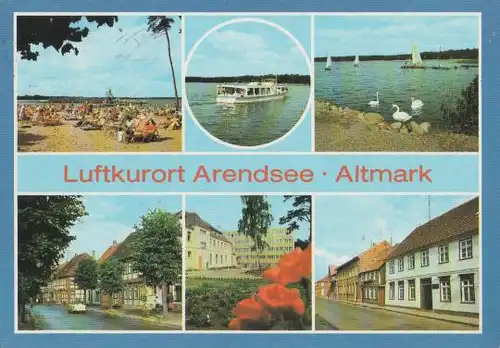 Arendsee Altmark u.a. Friedensstraße - 1985