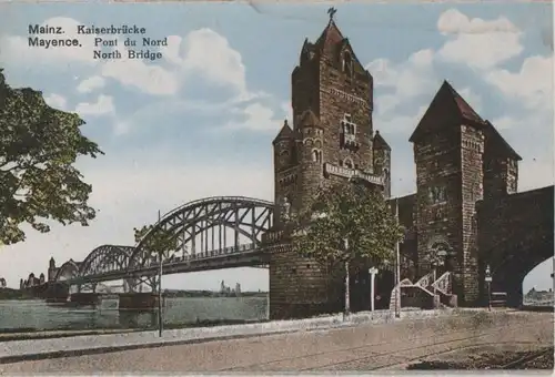 Mainz - Kaiserbrücke - ca. 1925
