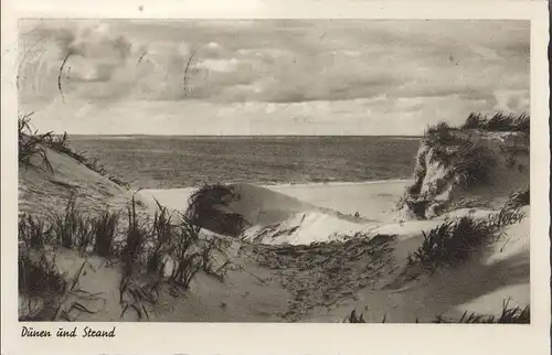 Norderney - Dünen und Strand - 1965