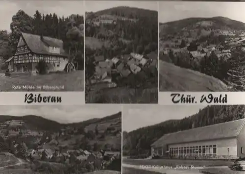 Schleusegrund-Biberau - u.a. Ortsansicht - ca. 1975