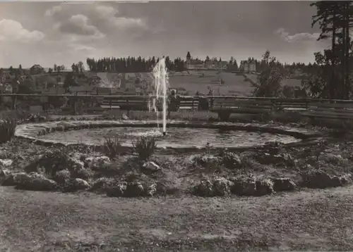 Finsterbergen - Blick vom Naturpark Hüllrodt zum Kurhaus - 1970