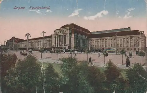 Leipzig - Hauptbahnhof - ca. 1925