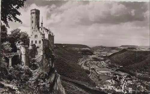 Lichtenstein - Schloss mit Echaztal - 1962