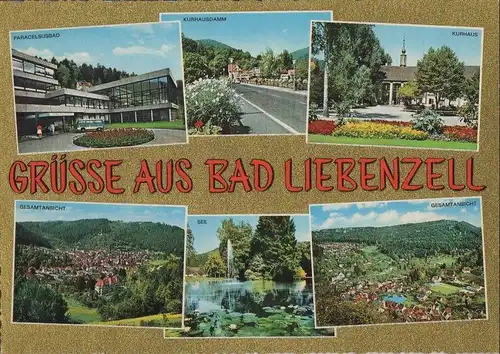 Bad Liebenzell - u.a. See - ca. 1975
