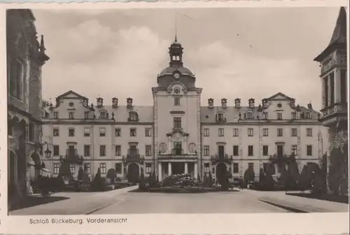 Bückeburg - Schloß, Vorderansicht - 1955