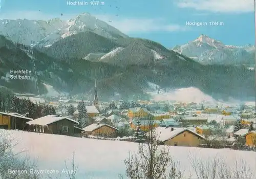 Bergen Oberbayern mit Hochfelln - 1981