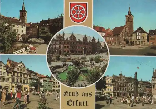 Erfurt - u.a. Fischmarkt - 1986