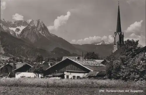 Partenkirchen - mit Zugspitze - ca. 1960